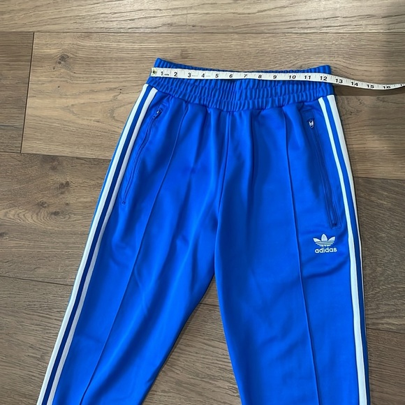 Adidas Beckenbauer Primeblue Track Pants Bluebird H09116 Men's Size Small - Picture 6 of 11